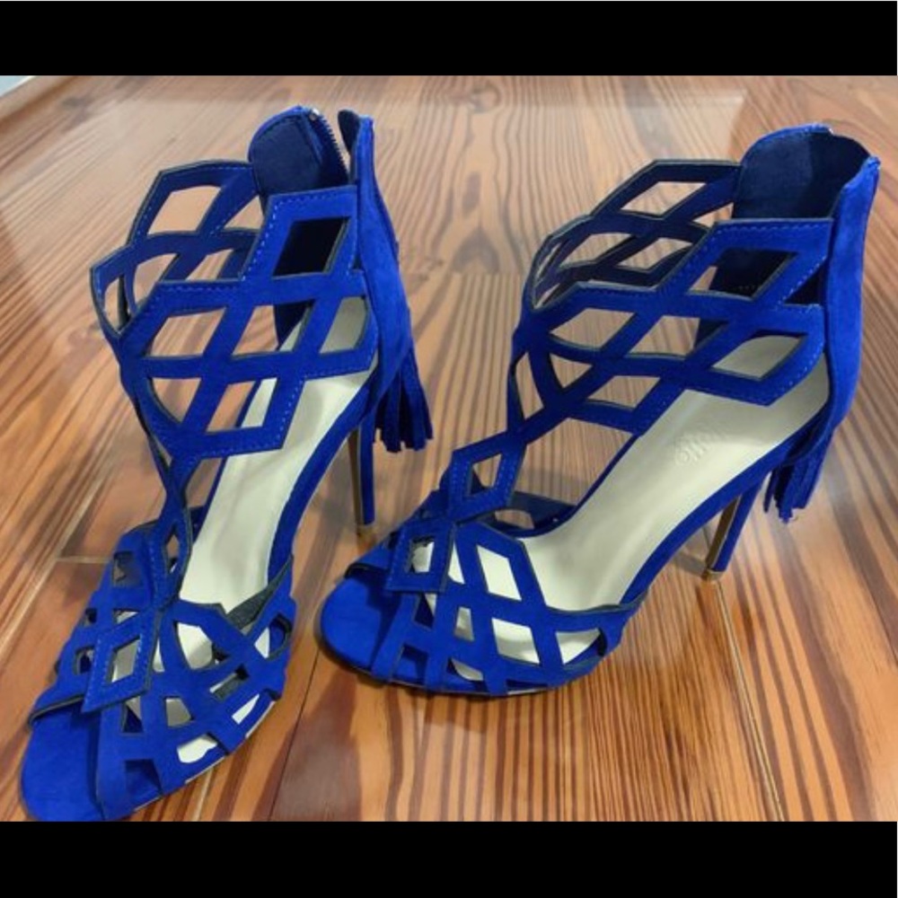Charlotte Russe Cobalt High Heels